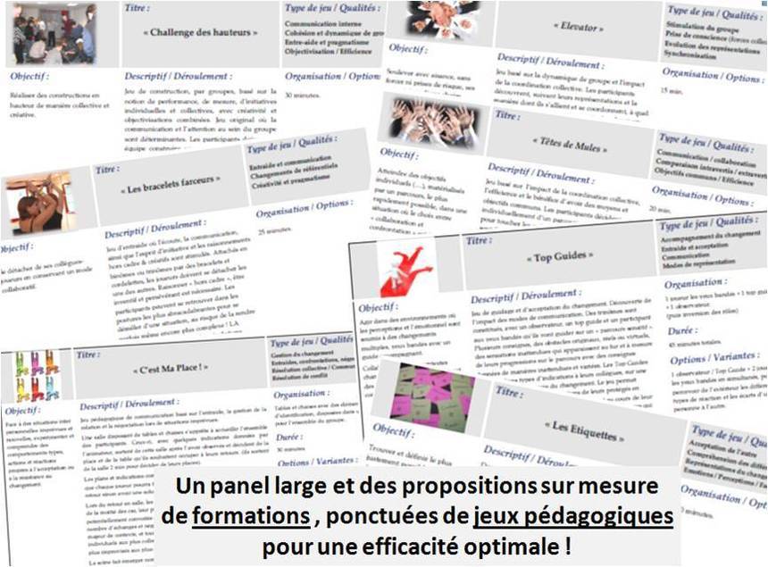 Formations actives et ludo pédagogies